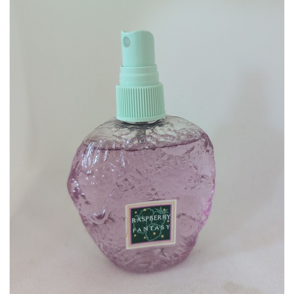 Body Fantasies RASPBERRY FANTASY Fragrance Body Spray 4 oz 90% FULL Vintage